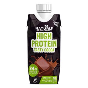 Naturli' High Protein Tasty Cocoa 0,33l
