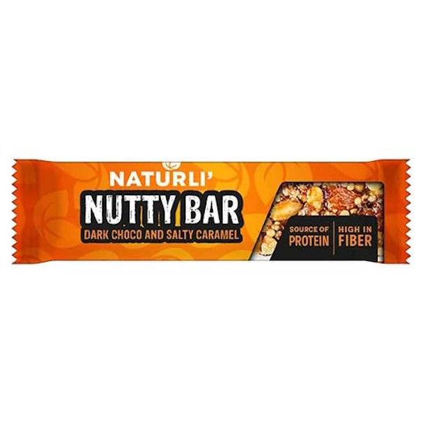 Naturli' Nutty Bar Dark Choco &amp; Salty Caramel 40 g