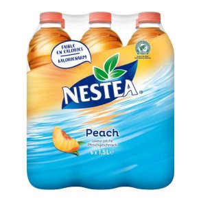 Nestea Ice Tea Peach 6x1,5 L - Prisen er inkl. 18 kr. dansk pant