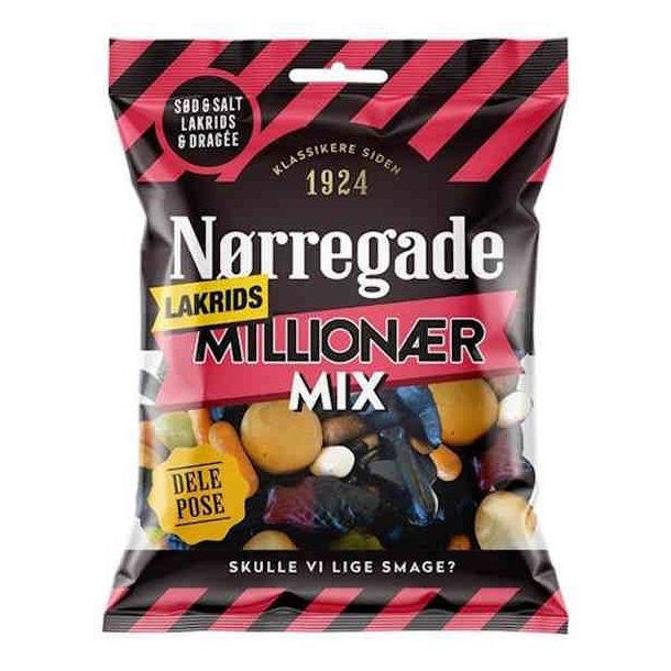 N�rregade Lakrids Million�r Mix 100g