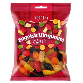 Nordthy Engelsk Vingummi 170g