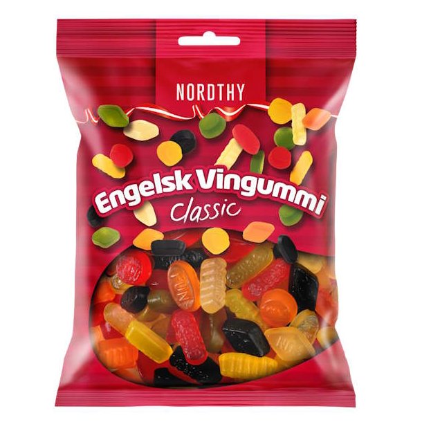Nordthy Engelsk Vingummi 170g
