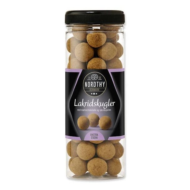 Nordthy Lakridskugler Ekstra Strk 300 g