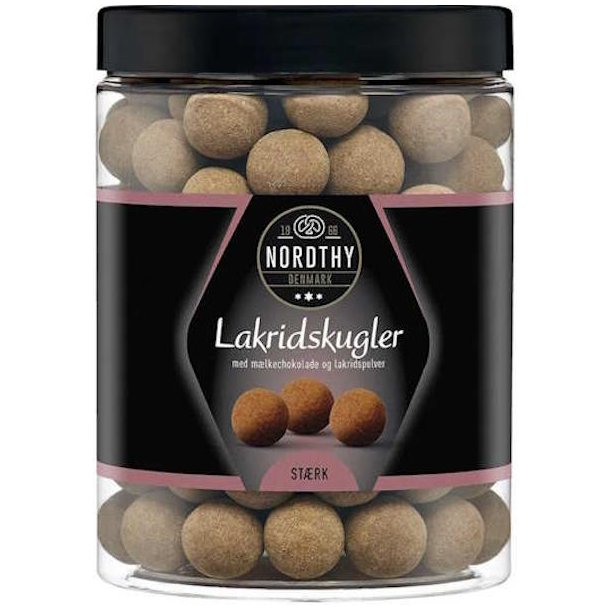 Nordthy Lakridskugler Strk 600 g
