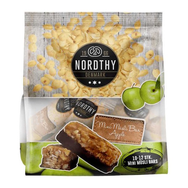 Nordthy Mini M�slibar Apple 10-12 stk. 175g
