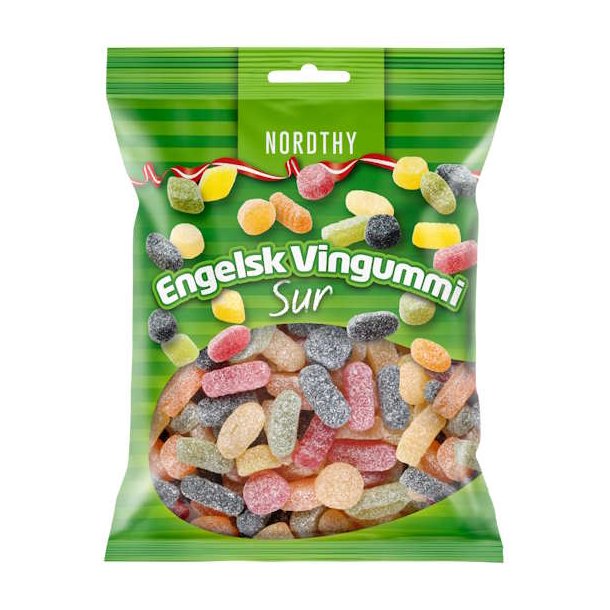 Nordthy Engelsk Vingummi Sur 300g