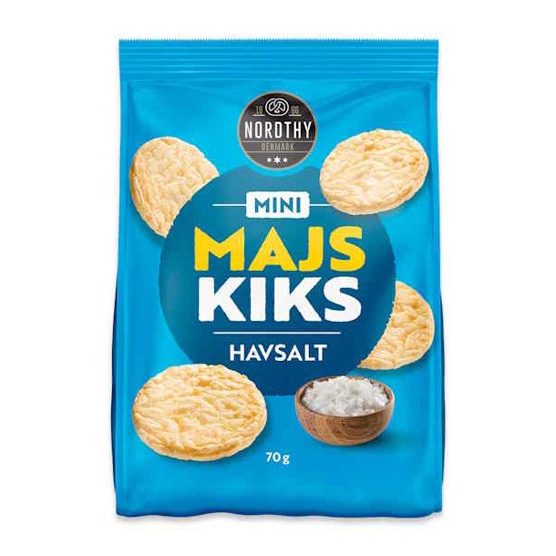 Nordthy Mini Majskiks Havsalt 70g