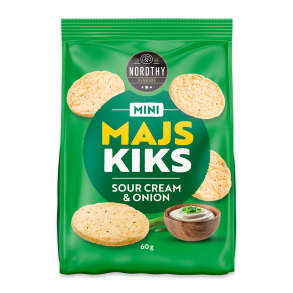 Nordthy Mini Majskiks Sour Cream & Onion 60g