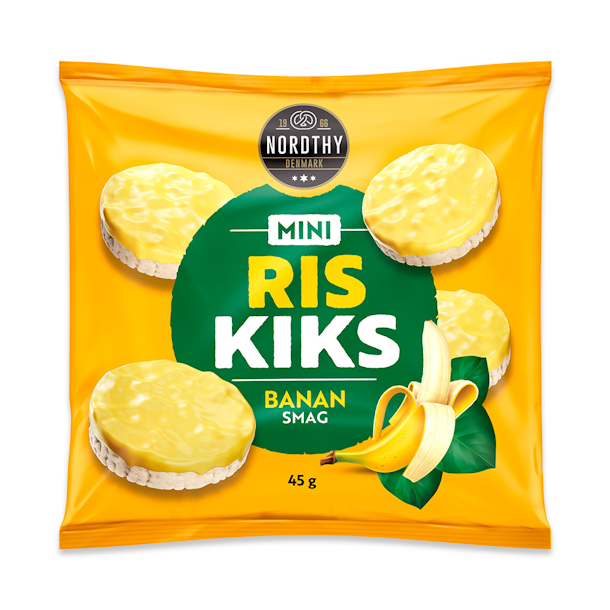 Nordthy Mini Riskiks Banan 45g