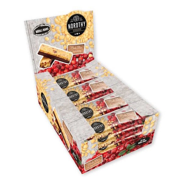 Nordthy Mslibars Cranberry 15 stk. 495 g