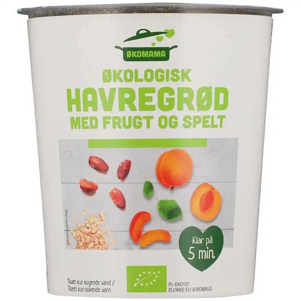 �komama �kologisk Havregr�d med Frugt og Spelt 55g