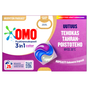OMO 3in1 Color Vaskekapsler 26 stk.