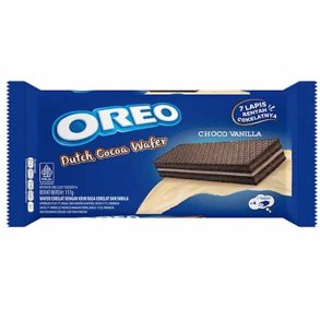 Oreo Dutch Cocoa Wafer Choco Vanilla 117g