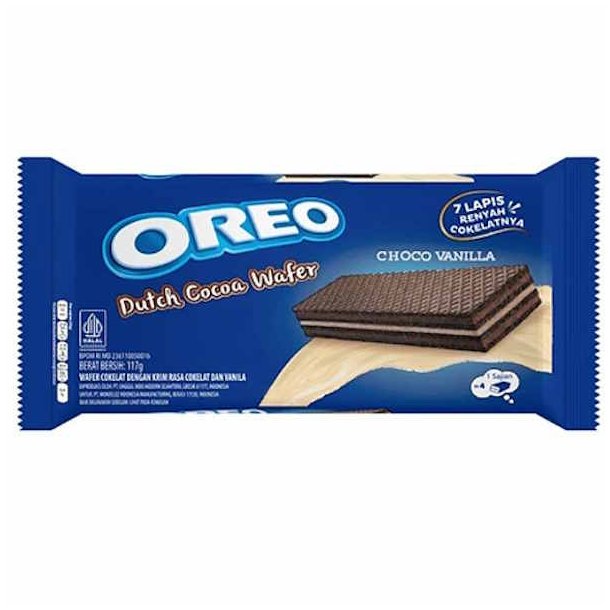 Oreo Dutch Cocoa Wafer Choco Vanilla 117g
