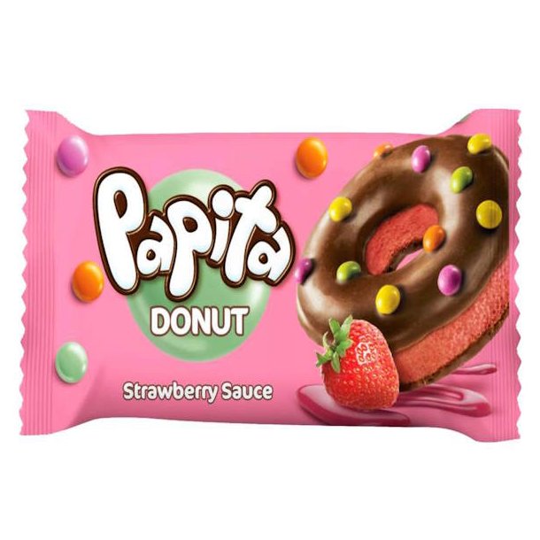 Papita Donut Strawberry Sauce 40 g