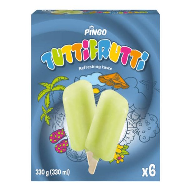 Pingo Tutti Frutti Is 6 stk. 330ml