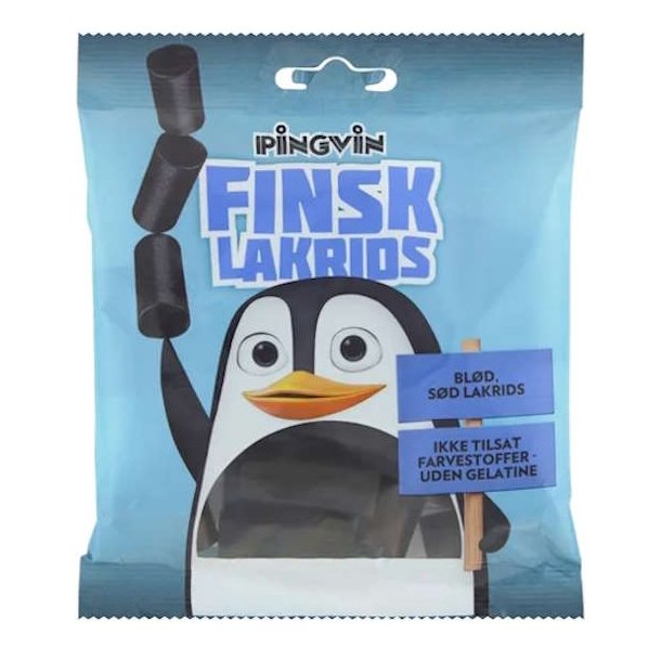 Pingvin Finsk Lakrids 130 g