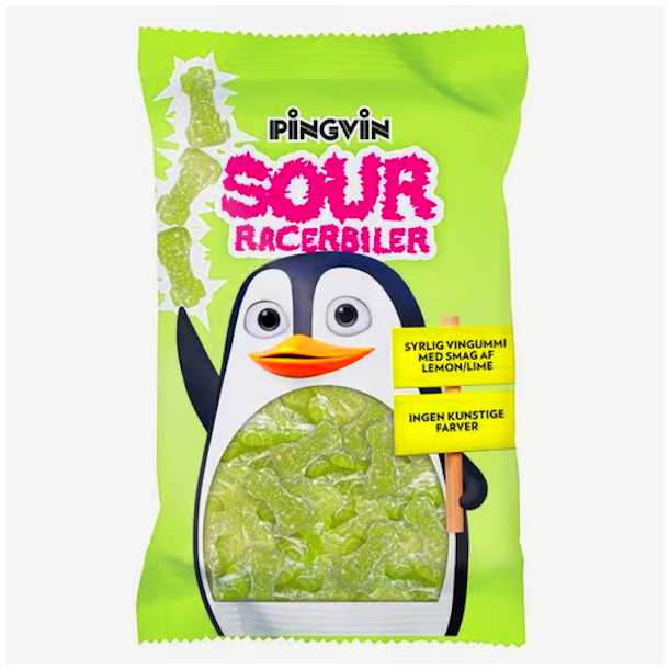 Pingvin Sour Racerbiler 800g