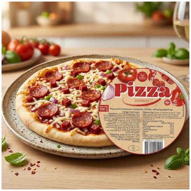 Pizza Chorizo 300g