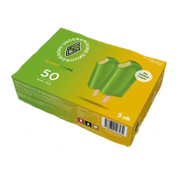 Premier Is Underground Mango/Lime No Added Sugar 5 stk.
