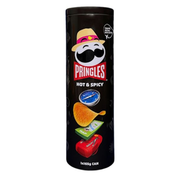 Pringles Hot &amp; Spicy i Metaldse 165 g