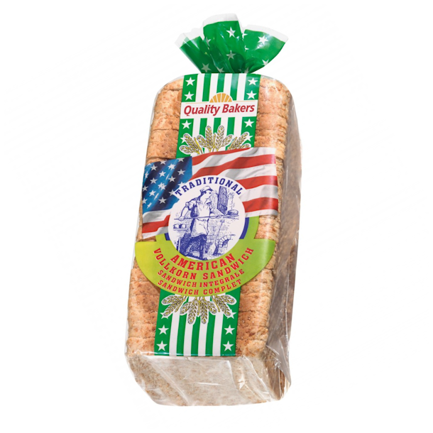 Quality Bakers American Fuldkornssandwich 750g