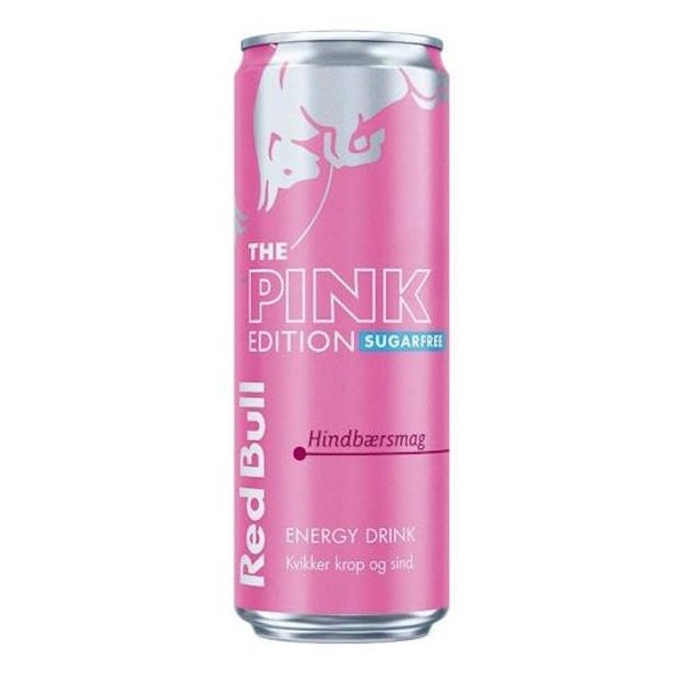 Red Bull Pink Edition Sugarfree Hindb�rsmag 473ml + Pant