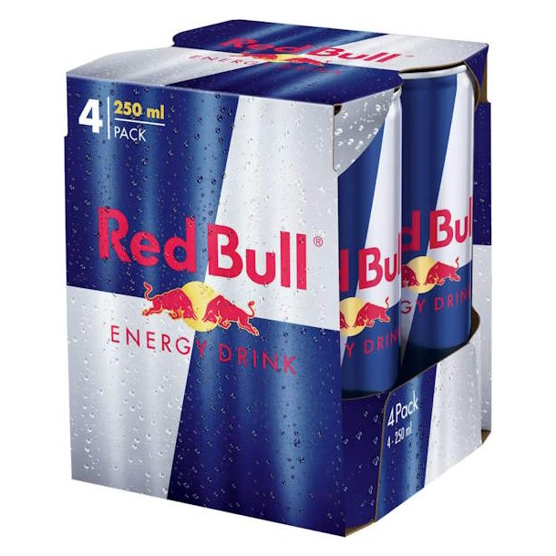 Red Bull 4x0,25l + Pant