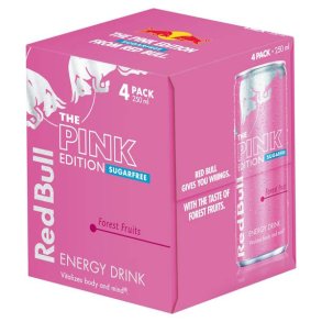 Red Bull Pink Edition Sugarfree 4x0,25l + Pant