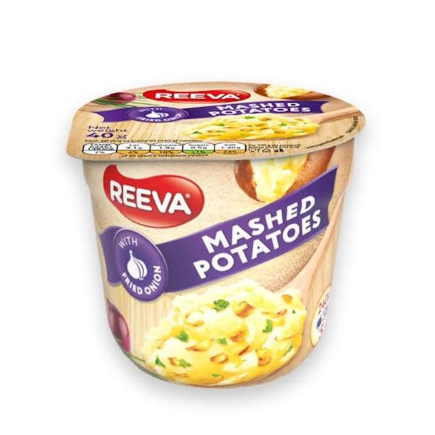 Reeva Kartoffelmos med Stegte Lg