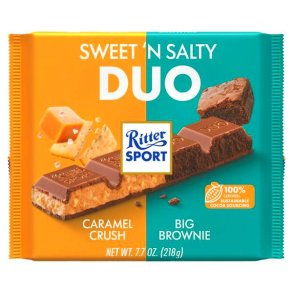 Ritter Sport Sweet & Salty DUO Caramel Crush & Big Brownie 218g