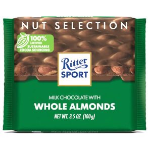 Ritter Sport Whole Almonds 100g