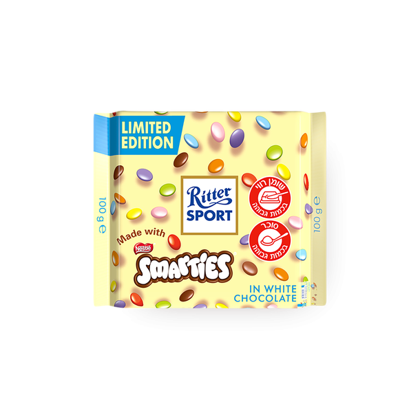 Ritter Sport Smarties in White Chocolate 100g