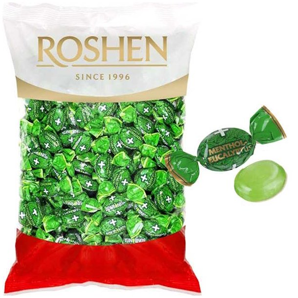 Roshen Menthol Eukalyptus Bolcher 1 kg
