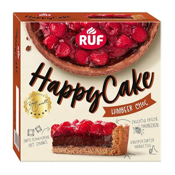 Ruf Happy Cake Hindb�r &amp; Chokolade 600 g