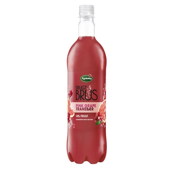 Rynkeby Frugtbrus Pink Grape Tranebr 1l
