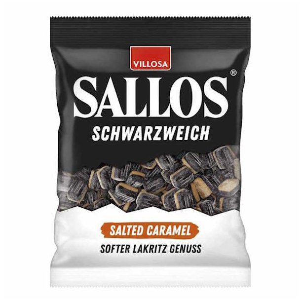 Sallos Salted Caramel Lakrids 200g
