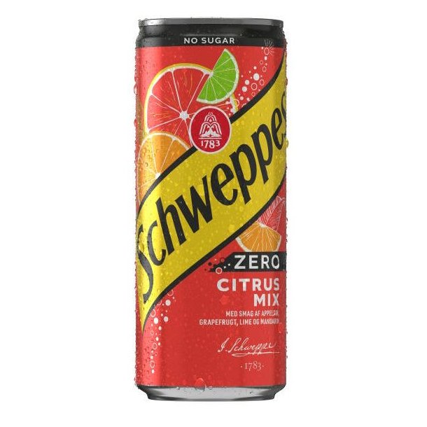 Schweppes Citrus Mix Zero 0,33l + Pant