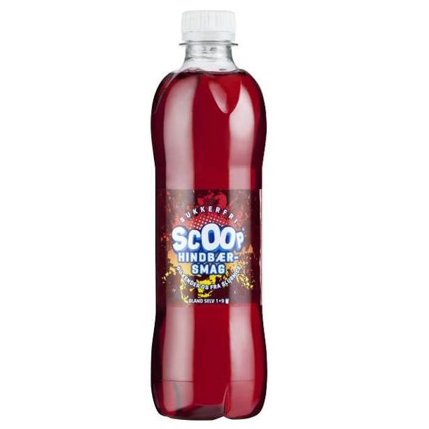 Scoop Hindb�rsmag Sukkerfri 0,95l + Pant