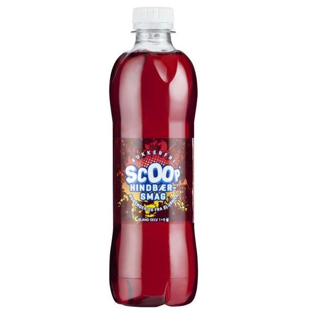 Scoop Hindbrsmag Sukkerfri 0,5l + Pant