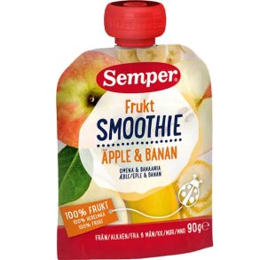 Semper Smoothie �ble & Banan 90g