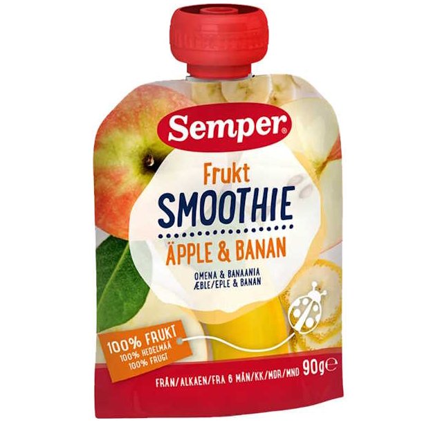 Semper Smoothie �ble &amp; Banan 90g