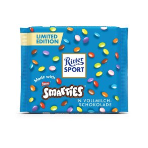 Ritter Sport Smarties in Milk Chocolate 100g