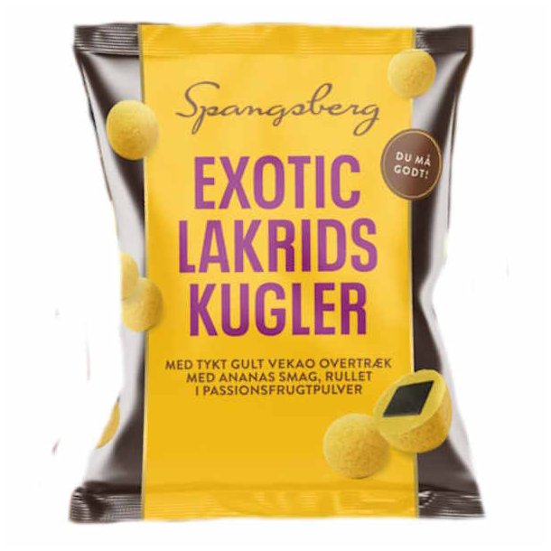 Spangsberg Exotic Lakridskugler 110g