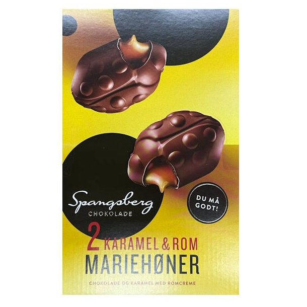Spangsberg Karamel &amp; Rom Marieh�ner 48 stk. 1104 g