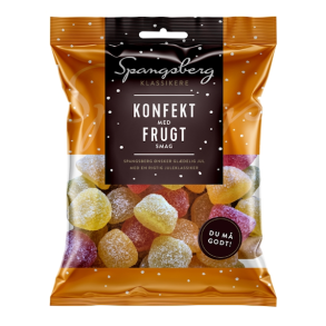 Spangsberg Konfekt med Frugtsmag 125g