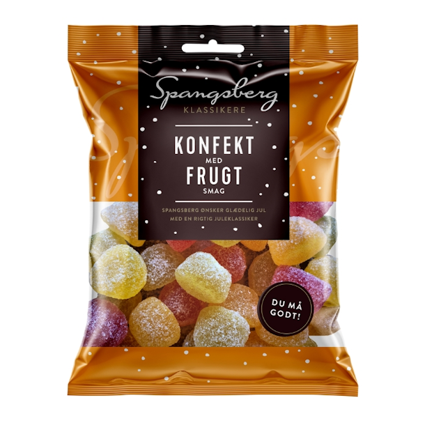Spangsberg Konfekt med Frugtsmag 125g