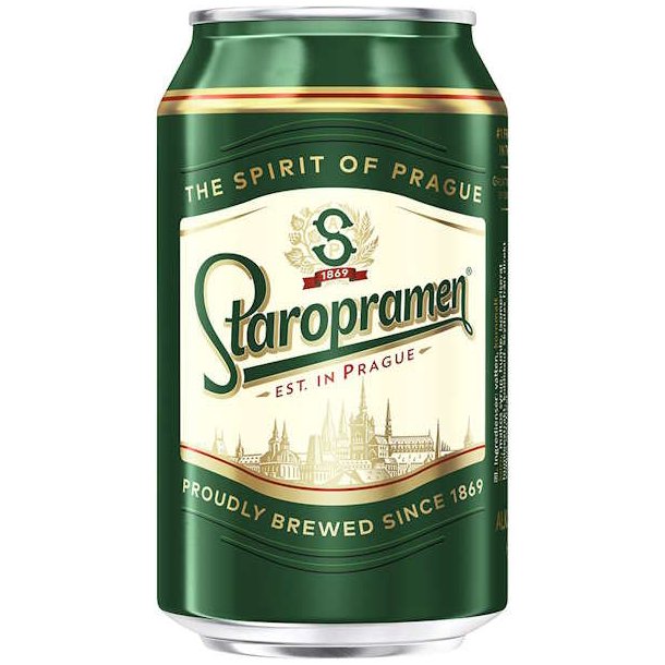 Staropramen 0,33 L + Pant