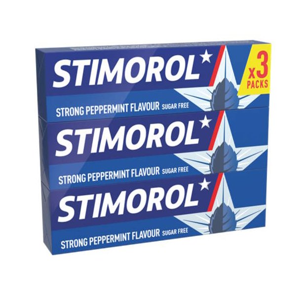 Stimorol Strong Peppermint 3-Pak 42 g
