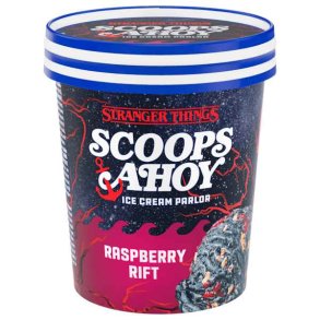 Stranger Things Ice Cream Raspberry Rift 464ml